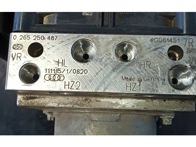Jednotka ABS 4G0614517R, 0265250487 Audi A6 C7 2011
