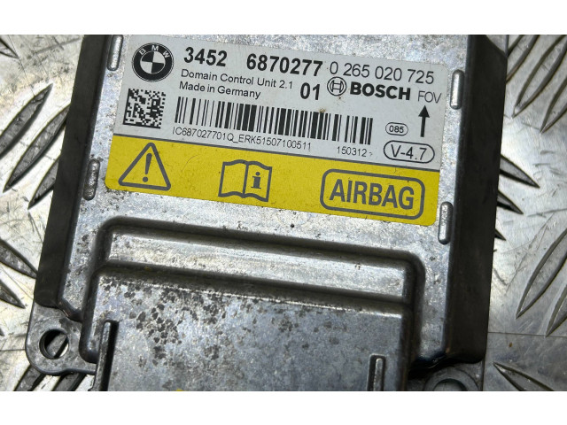 Блок подушек безопасности 6870277, 0265020725 BMW X5 F15