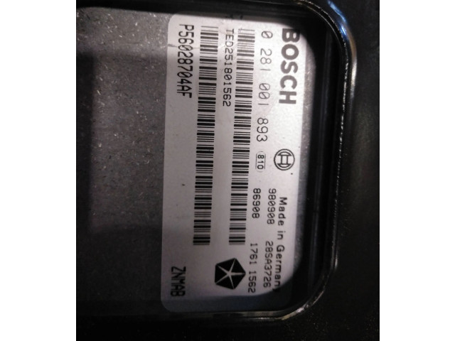 Блок управления двигателя 0281001893   Jeep Grand Cherokee