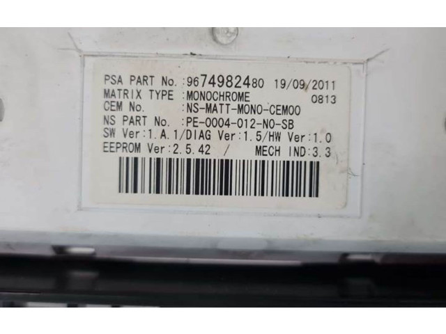 Панель приборов 9676464480, 9674982480   Ford Focus       