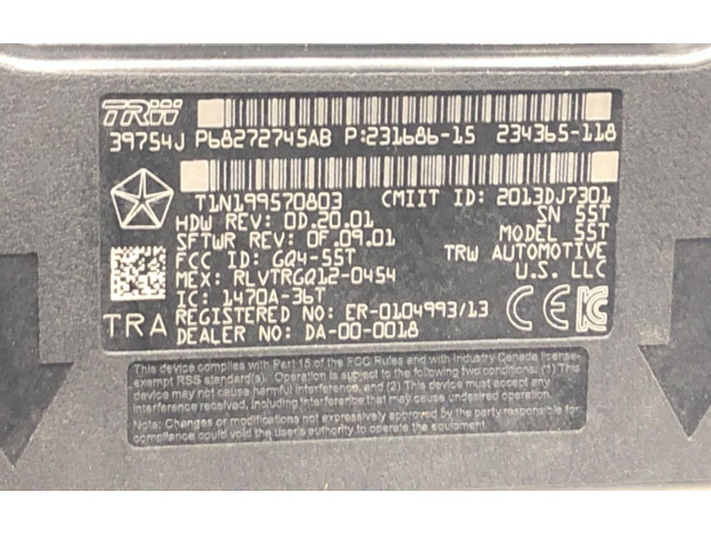 Блок управления P68272745AB Jeep Cherokee