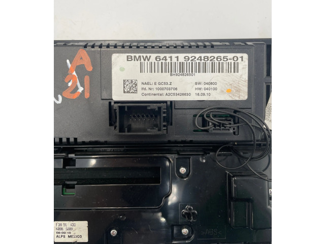 Блок управления климат-контролем 9248265, 1000703706   BMW X3 F25
