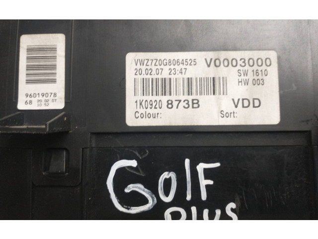 Панель приборов VWZ7Z0G8064525, 1K0920873B Volkswagen Golf Plus