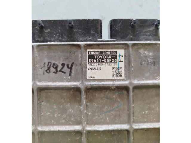 Блок управления двигателя 89661-05F20 Toyota Yaris Verso