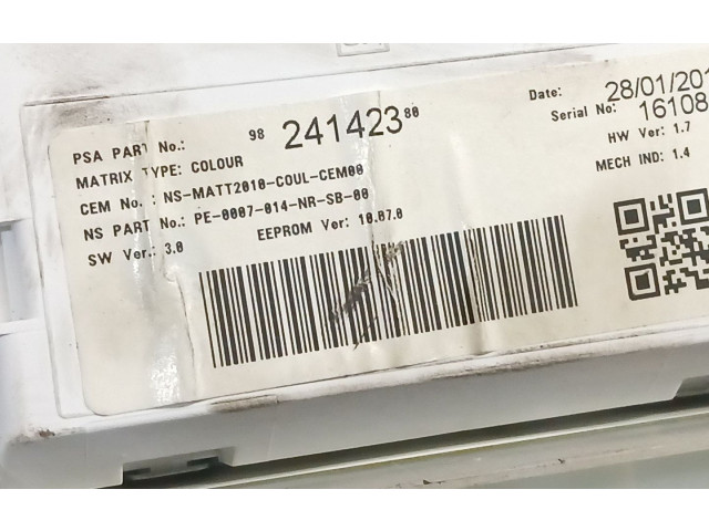 Панель приборов 982470828000   Peugeot 2008 I       