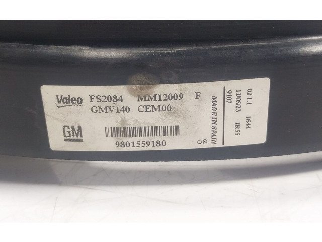 Вентилятор радиатора     1610781580, 9801559180    Citroen C3 Aircross 