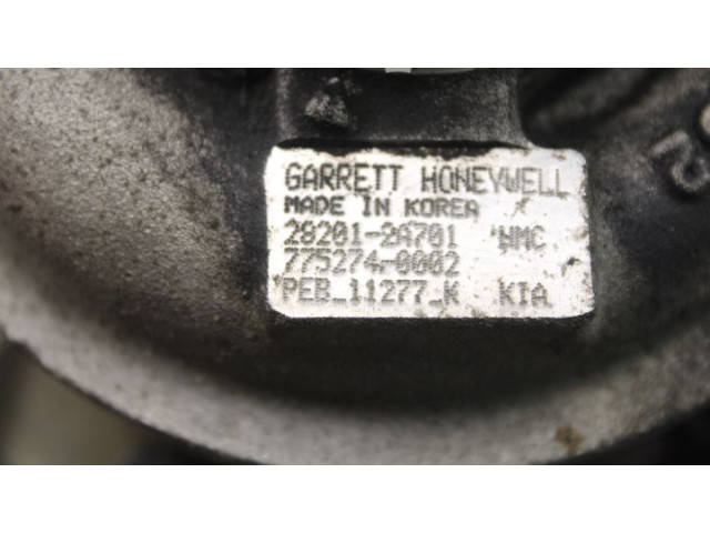  Турбина Hyundai ix20  282012A701, 282012A701   для двигателя D4FB      