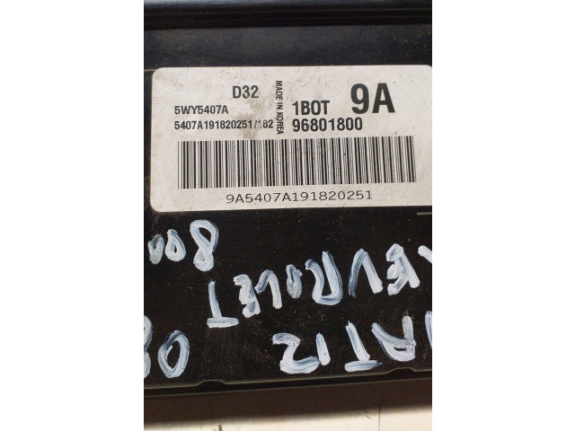 Блок управления двигателя 5wy5407a, 5WY5407A   Chevrolet Matiz