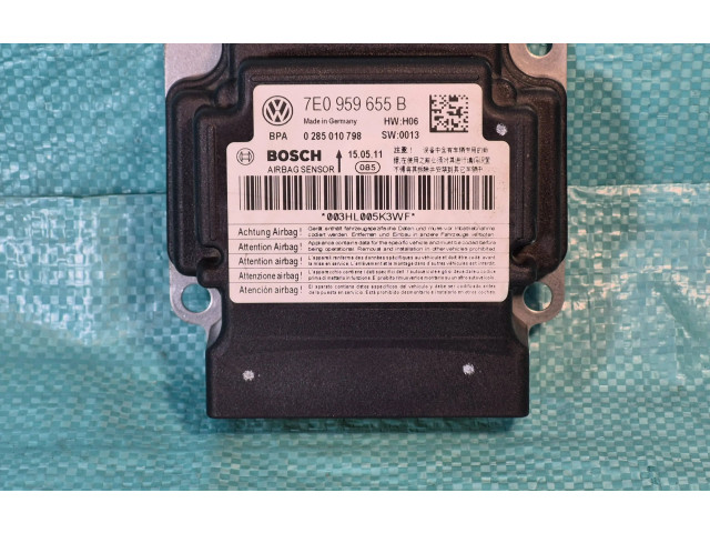 Блок подушек безопасности 7E0959655B, 0285010798   Volkswagen Caddy