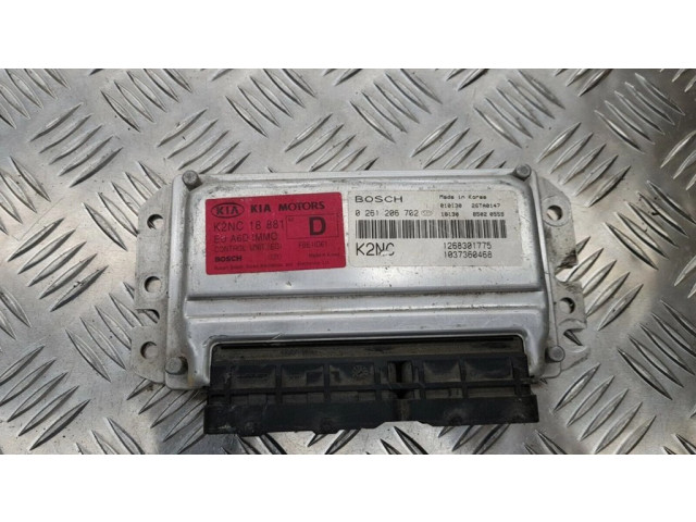 Блок управления двигателя 0261206702, K2NC18881   KIA Spectra