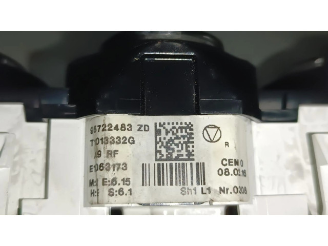 Блок управления климат-контролем 96722483ZD Peugeot 2008 I