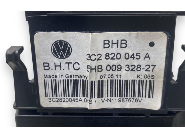 Блок управления климат-контролем 3C2820045A, 5HB00932827   Audi A3 S3 A3 Sportback 8P