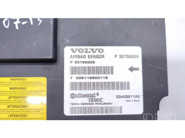 Блок подушек безопасности 30798509, P30798509   Volvo S80