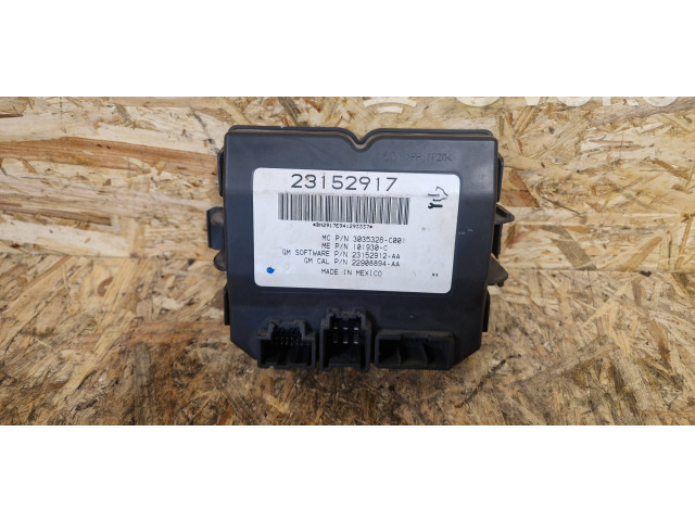 Блок управления крышки багажника 23152917, 22908894AA   Opel Insignia A    