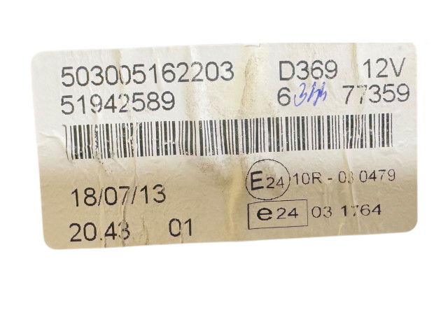 Панель приборов 503005162203, 10R030479   Opel Combo D       