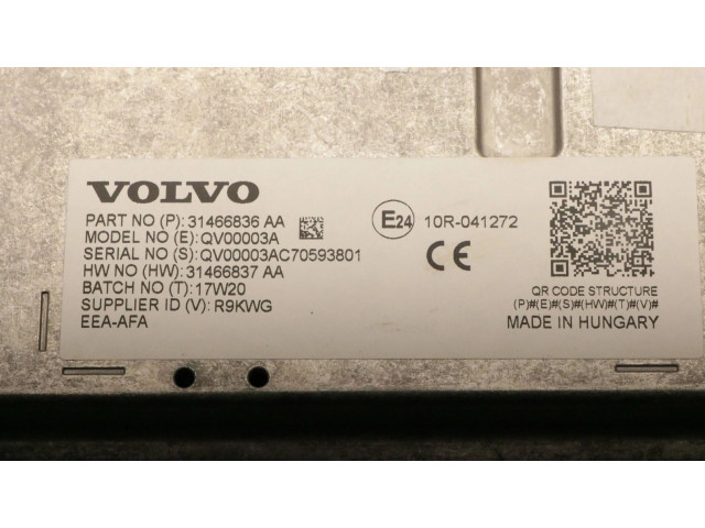 Дисплей 31466836AA, P31466836AA Volvo XC90