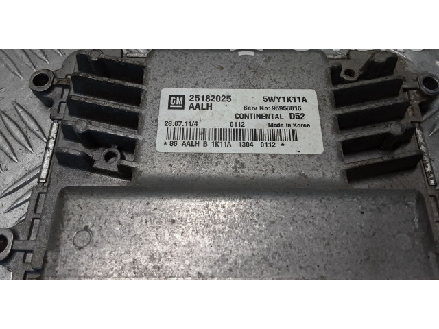 Блок управления двигателя 25182025, 5WY1K11A   Chevrolet Spark
