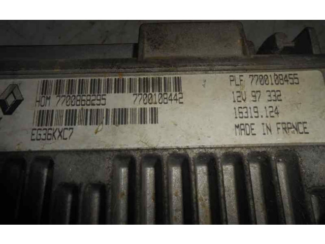 Блок управления двигателя 7700108442   Renault Clio I