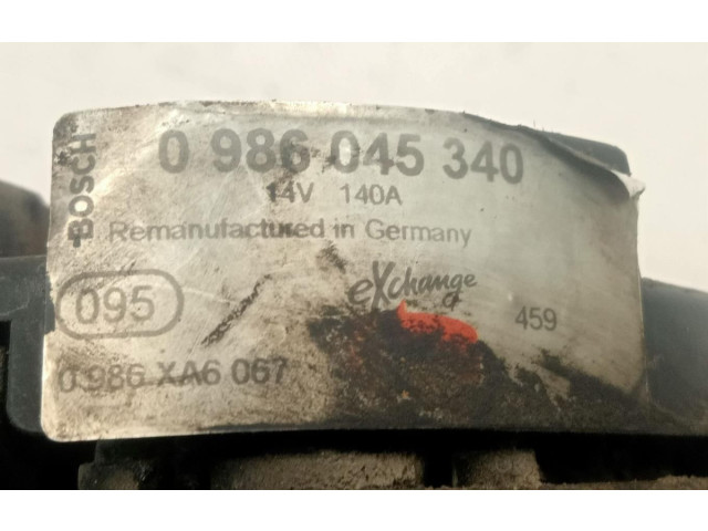 Генератор 0986045340 Volkswagen Golf VI