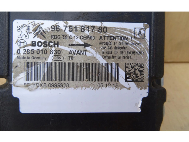 Блок подушек безопасности 9675181780   Peugeot 3008 I