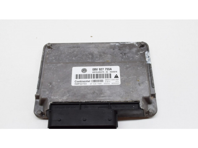 Блок управления коробкой передач 0BV927755A, 5WP22703 Volkswagen Touareg II