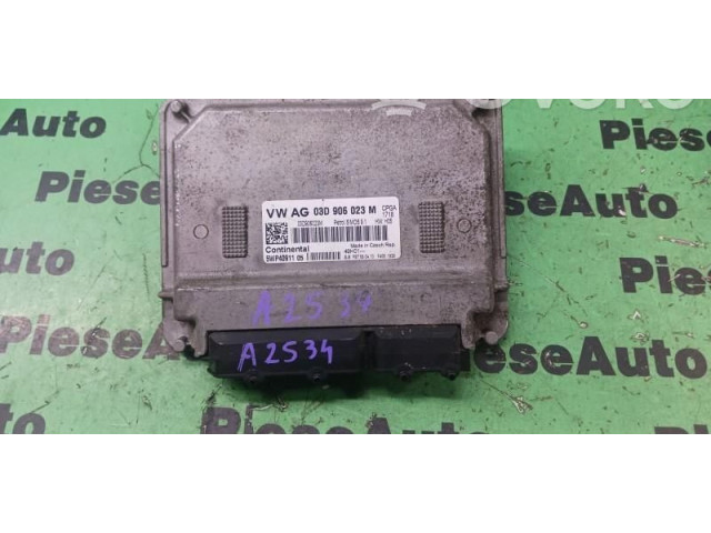 Блок управления двигателем Блок управления 03D906023M, 5WP4091105 Skoda Fabia Mk2 (5J)