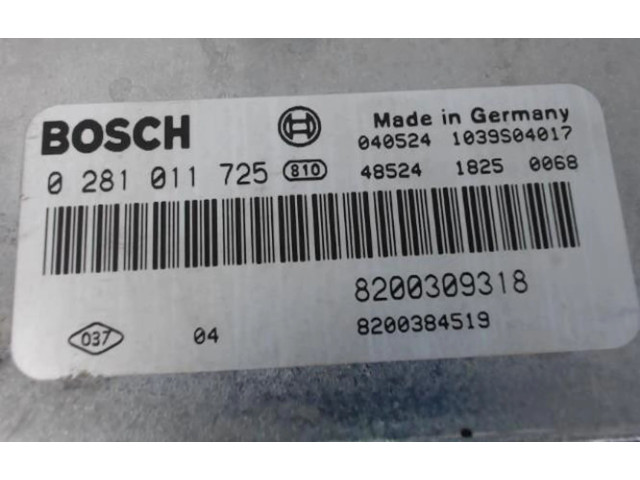 Блок управления двигателя 8200384519, 8200384519   Renault Vel Satis