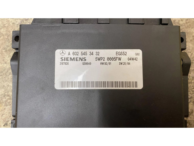 Блок управления коробкой передач A0325453432   Mercedes-Benz E W211
