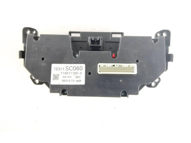 Блок управления климат-контролем 72311SC060, T1007170D Subaru Forester SH