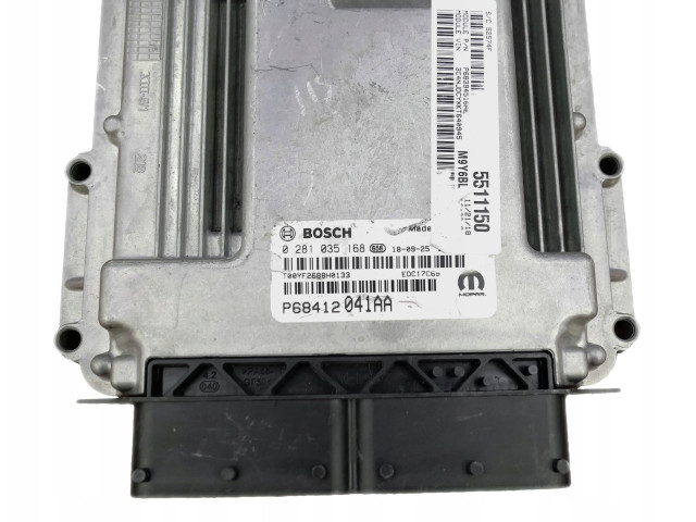 Блок управления двигателя P68412041AA, 0281035168   Jeep Compass