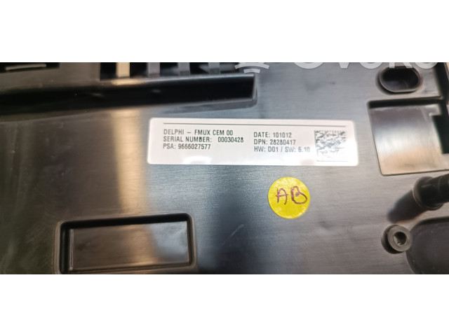 Блок управления климат-контролем 9666027577   Citroen C4 II