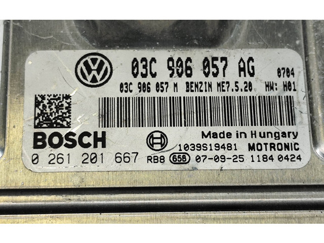 Блок управления двигателя 03C906057AG, 03C906057M   Seat Ibiza III (6L)