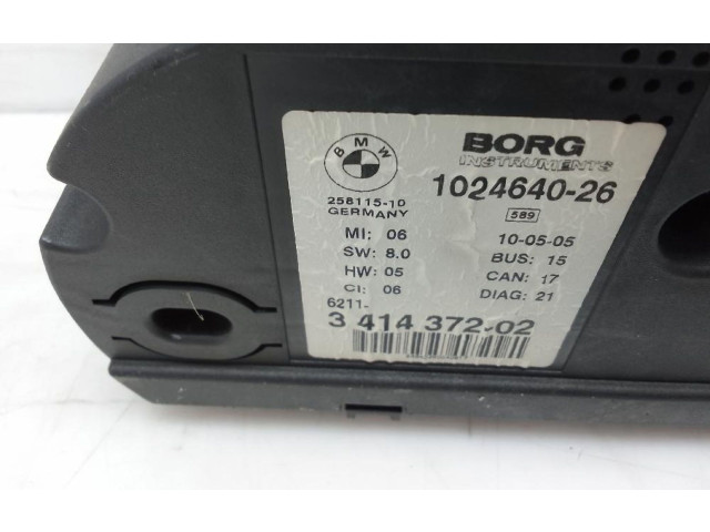 Панель приборов 341437202 BMW X3 E83