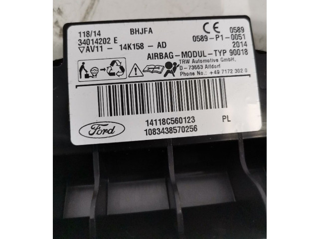 Боковая подушка безопасности AV11-14K158-AD   Ford B-MAX