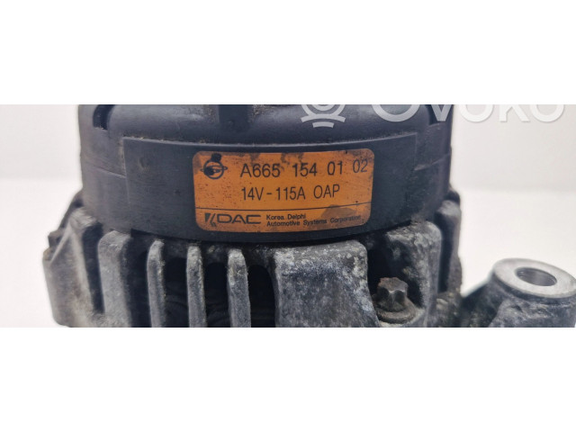 Генератор A6651540102, 14V115A0AP   SsangYong Rexton      