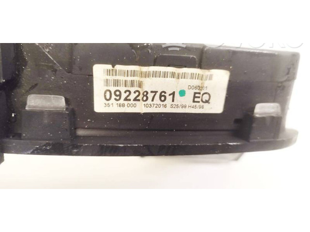 Přístrojová deska Opel Zafira A 2001 09228761, 09228761