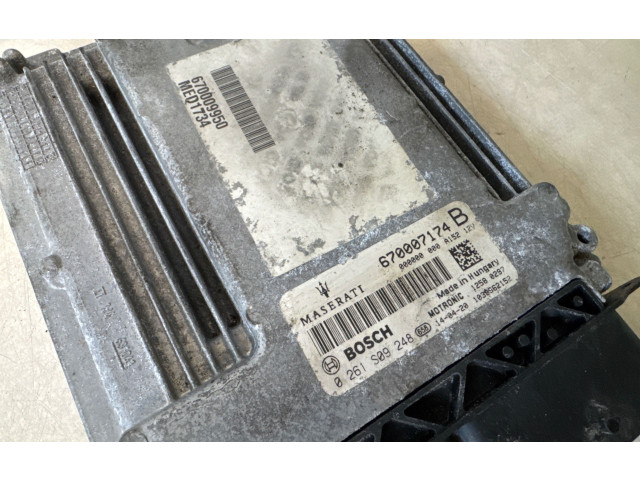 Блок управления двигателя 670007174, 670009950 Maserati Ghibli