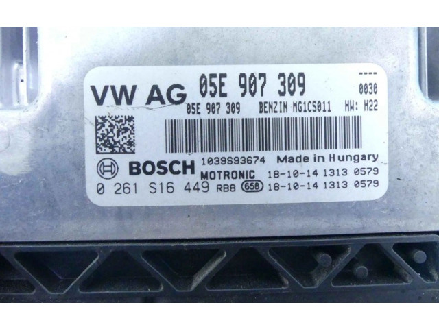 Блок управления двигателем Блок управления 05E907309, IMPRK1351571   Skoda Octavia Mk3 (5E)