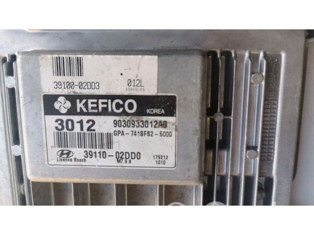 Комплект блоков управления 39110-02DD0-, 39110-02DD0 9030933012A0 Hyundai i10