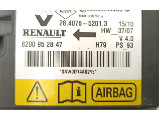 Блок подушек безопасности 8200952847, 28407652013 Dacia Duster