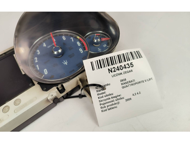 Přístrojová deska Maserati Quattroporte 2009 250887