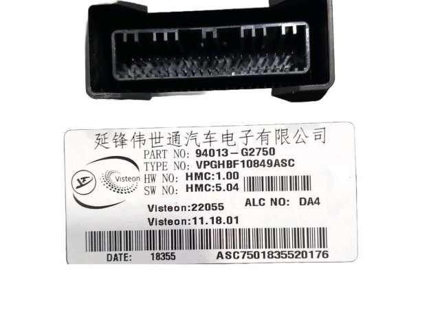 Панель приборов 94013G2750   Hyundai Ioniq       