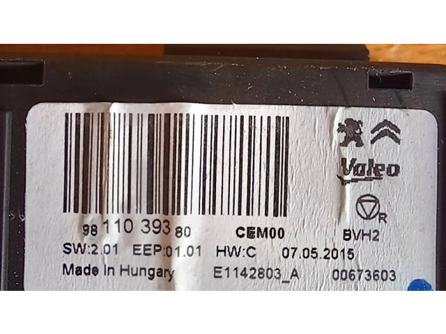 Блок управления климат-контролем 9811039380   Citroen C4 II Picasso