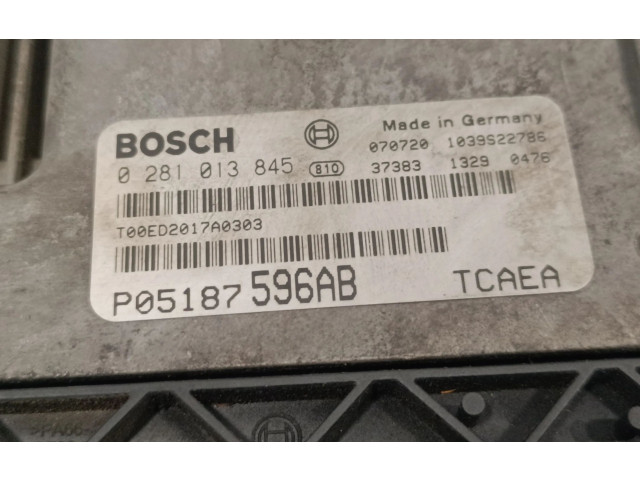 Блок управления двигателя 0281013845, 1039S20427 Jeep Patriot