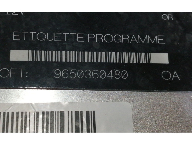 Řídící jednotka 9650360480, R04080035B Citroen Berlingo 2005