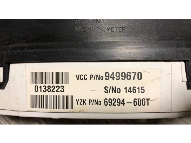 Панель приборов 9459821, 9499670 Volvo S80