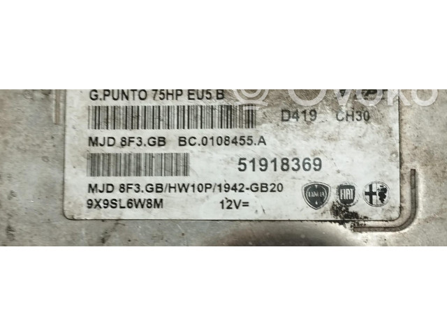 Řídící jednotka 51918369, 51918369 Fiat Punto Evo 2010