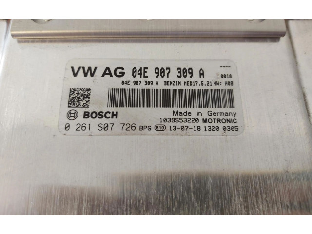 Блок управления двигателем Блок управления 04E907309A Skoda Octavia Mk3 (5E)