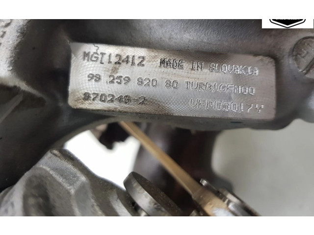 Турбина Peugeot 2008 I 9845031980, 9825982080 для двигателя EB2ADTS(HNS)