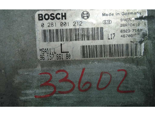 Řídící jednotka 9615766180, 33602 Citroen XM 1994